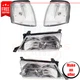 New Corner Lights and Headlights set 4 pc for 1995-1997 Toyota Avalon XL, XLS