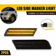 2x LED Fender Side Marker Lights Smoked Lens For 2010-2013 Ford Transit Connect