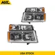 Headlight Assembly For 2004-2012 GMC Canyon Chevy Colorado Halogen Amber Clear Headlight Assembly For 2004-2012 GMC Canyon Chevy Colorado Halogen Amber Clear