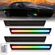 4x RGB Fender LED Side Marker Lights Multi Color 2015-2023 For Dodge Challenger