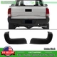 Fits 2016-2023 Toyota Tacoma Pair Rear Bumper End Caps w/o Sensor Holes Black