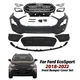 Front Grille/Front Bumper/Fog Light/Skid Plate 14PCS For Ford EcoSport 2018-2022