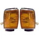 For 1984-1986 Toyota 4Runner Signal Light Chrome Pair TO2520114 + TO2521116