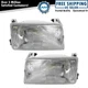 TRQ Headlight Assembly Set Fits 92-96 Bronco 92-97 F-150 F-250 97 F-250 HD F-350