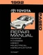 1992 Toyota Paseo Factory Shop Service Manual