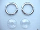 1951 51 FORD PARK LIGHT LENSE & TRIM RING  KIT NEW
