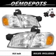 For 1997-2005 Pontiac Montana Chevy Venture Silhouette Chrome Headlight Headlamp