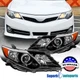 Fits 2012-2014 Toyota Camry SE Style Shiny Black Projector Headlight Left+Right