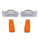 Bumper Turn Signal & Side Marker Lights For Jeep Cherokee Base Comanche 1984-96