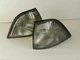 FOR BMW 3 SERIES E36 1990-2000 FRONT INDICATOR PAIR SET SMOKED COUPE CONVERTIBLE