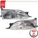 Headlight halogen set of 2 pc w/ bulbs for 1995-1996 Toyota Camry USA Built