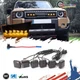 6X Smoke Lens Amber LED Front Grill Light For Toyota 2024 2025 Land Cruiser J250