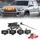 For 2020-22 Toyota Tacoma TRD Sport Offroad Raptor Style Amber LED Grille Lights