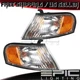 Fits 1998-99 Nissan Altima Corner Marker Turn Signal Lights - Left Right Pair