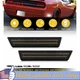 2/4/6 Dynamic LED Rear Side Marker Light Smoked White For 08-14 Dodge Challenge