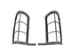 Pair 1973-1976 Ford Thunderbird CHROME parking lamp bezels doors D3SZ-13210-A