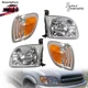 Fit For 2000-04 Toyota Tundra Regula/Access Cab Headlights+Parking Corner Lights