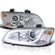 Fits 2008-2009 Pontiac G8 Led Strip Bar Projector Headlights Lamps Left+Right