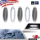 5 Pack Clear White LED Cab Roof Marker Lights For 2008-up Freightliner Cascadia