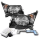 11-14 CHEVY CRUZE LS LT LTZ CRYSTAL HEADLIGHTS LAMP BLACK W/BLUE DRL LED+6K HID 11-14 CHEVY CRUZE LS LT LTZ CRYSTAL HEADLIGHTS LAMP BLACK W/BLUE DRL LED+6K HID