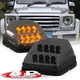 Smoke Sequential LED Fender Light Signal Lamp + Wiring For Mercedes G-Class W463