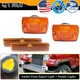 For 87-95 Jeep Wrangler YJ 4 Amber Lens Kit, 2 turn signal / 2 side marker light