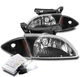 FOR 00 01 02 CHEVY CAVALIER HEADLIGHTS HEADLAMPS LAMP W/CORNER+6K HID KIT BLACK FOR 00 01 02 CHEVY CAVALIER HEADLIGHTS HEADLAMPS LAMP W/CORNER+6K HID KIT BLACK