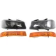 Headlight Lamp  Left-and-Right for Chevy SaVana Express Van Left & Right 2500