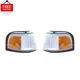 New Front Side Marker Lamp Assembly Pair Fits 1987-1996 Oldsmobile Cutlass Ciera