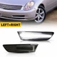Fits 2003-2007 Infiniti G35 2DR Coupe LED Front Bumper Side Marker Lights White