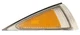 Eagle Eye Side Marker Light Assembly for 95-99 Chevrolet Cavalier GM110-U000R