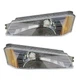 Parking Corner Signal Lights Pair Set for 02-06 Chevy Avalanche Left & Right