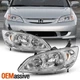 Fits 2004 2005 Honda Civic Left + Right Side Headlights Front Lamps Pair 04 05