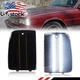 2X Smoked White LED Front Corner Side Marker Lights For 1987-1990 Chevy Caprice