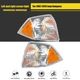Front Marker Signal Blinker Corner Parking Light Set For 07-10 Jeep Compass Pair