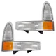 Driver & Passenger Side Park Turn Signal Light Set For 2002-2004 Ford Super Duty