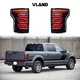 VLAND Smoked LED Tail Lights For 2015-2020 Ford F150 Pickup Rear Brake Lamps