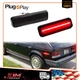 Smoked Red LED Rear Side Marker Signal Lights For 72-74 Dodge Challenger & Dart