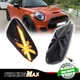 Smoke Lens Amber Dynamic LED Front Side Marker Lamps For Mini Cooper F55 F56 F57