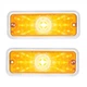 UPI 111108 17LED Front Parking Light w/SS Trim for 1973-80 Chevy/GMC Truck