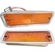 1973~1980 Chevy Truck Front Park Light Assembly 17 LED Assembly Amber RH+LH Side