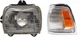 TOYOTA PICKUP 92-95 HEAD LAMP LH Assembly Halogen 2-pc Kit with Corner Light