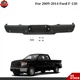 For 2009 2010 2011-14 Ford F-150 Pickup Steel Rear Bumper Assembly w/Park Black