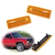 2pcs Amber Lens Side Corner Marker Lights For Chevy S10 GMC Jimmy S15 Oldsmobile