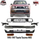 Front Bumper Chrome Steel Kit +Grille &Signal Lights For 1995-1997 Toyota Tacoma