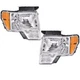 Fit For 2009 2010 2011 2012 2013 2014 Ford F-150 F150 Pickup Headlights Lamps