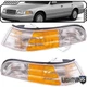 Pair LH RH Halogen Side Markers for FORD 92-97 CROWN VICTORIA LX TOURING
