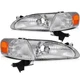 Headlight Assembly Fits 1998-2000 Toyota Corolla CE LE VE Sedan lamp Pair Set