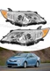 LH&RH Clear&nbsp;headlight/Amber Side Marker Fit For 2012 2013 2014 Toyota Camry