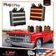 For Chevy GMC Pickup Truck Smoke Switchback LED DRL Corner Dynamic Signal Lights